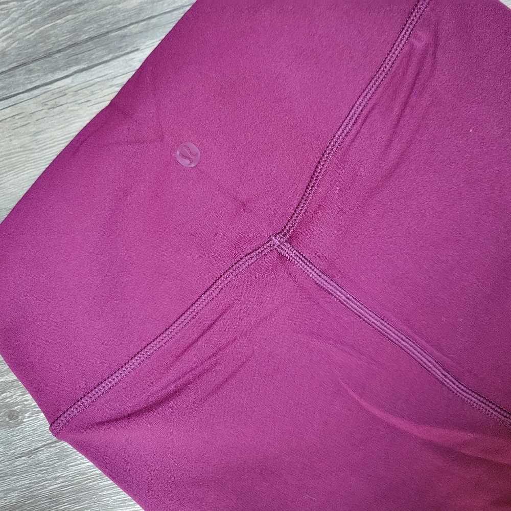 Lululemon Burgandy Leggings - Picture 1 of 5
